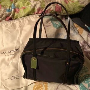 Kate Spade Nylon leather trimmed Satchel